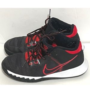 Nike Kyrie Flytrap 4 (GS) Size 5Y Black/Red Kids Basketball Shoes CT5537-004
